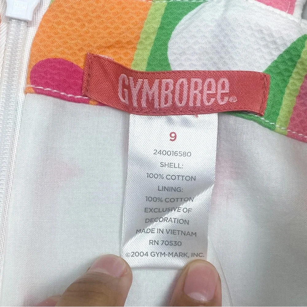 NWT Vintage Y2K Gymboree Retro Floral Print Dress Girls 9